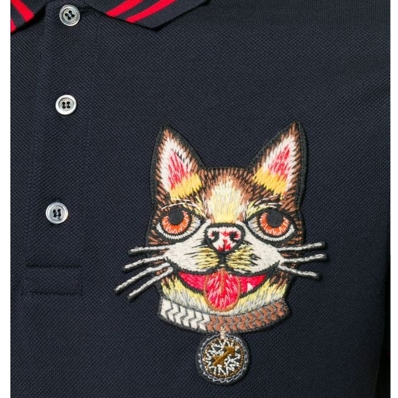 NWT Gucci Dog Patch Polo - Picture 2 of 15